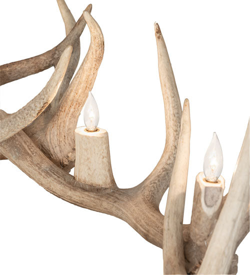 68" Wide Antlers Elk 12 Light Chandelier