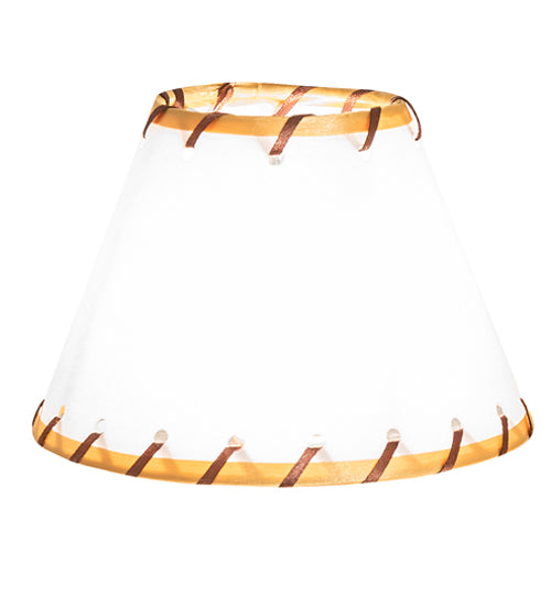 6" Wide Faux Rawhide Shade