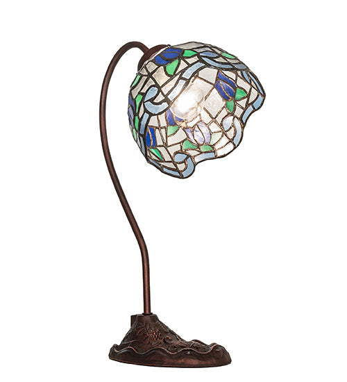 18" High Roseborder Desk Lamp