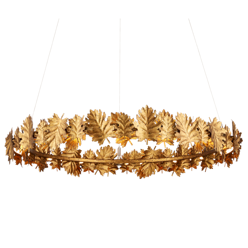 English Oak Chandelier