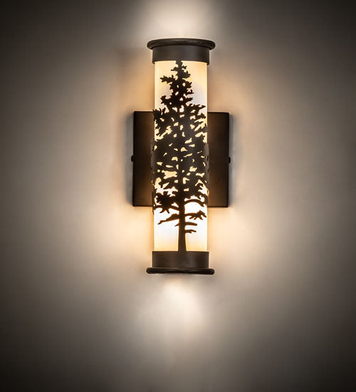 5" Wide Tamarack Wall Sconce