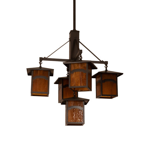 32" Wide Seneca Mountain View 5 Light Chandelier