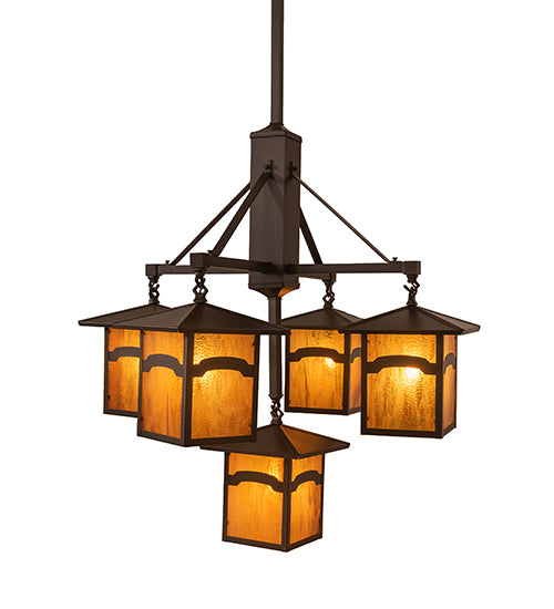 32" Wide Seneca Mountain View 5 Light Chandelier