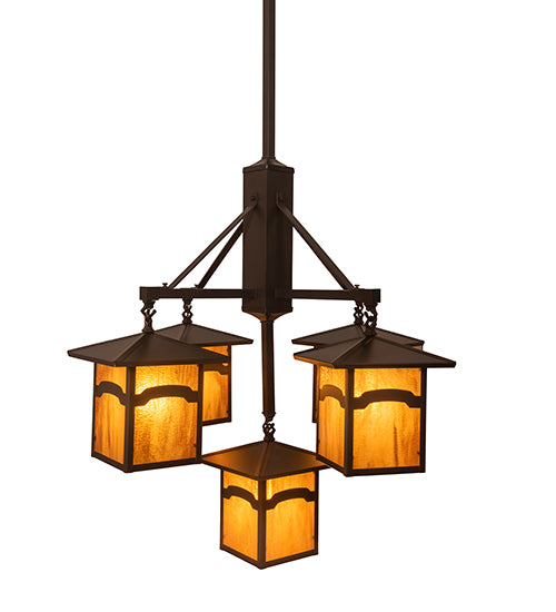 32" Wide Seneca Mountain View 5 Light Chandelier