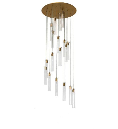 36" Wide Cilindro 18 Light Cascading Pendant