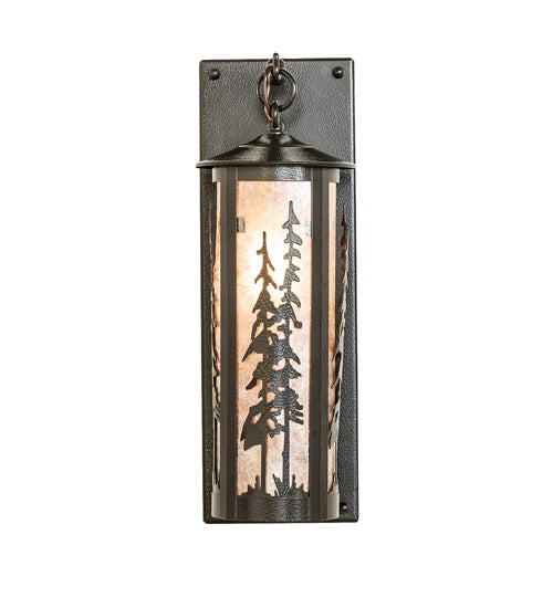 5" Wide Fulton Tall Pines Hanging Wall Sconce