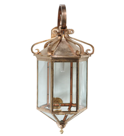 21"W Anza Lantern Wall Sconce