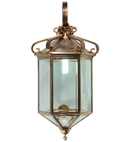 21"W Anza Lantern Wall Sconce