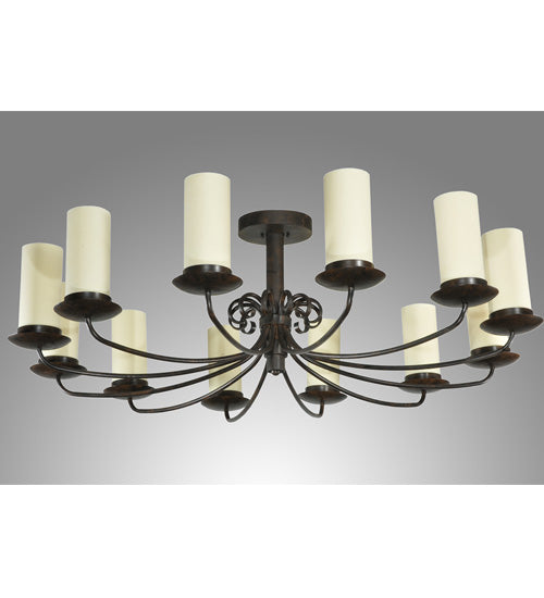 54" Wide Atria 12 Light Chandelier