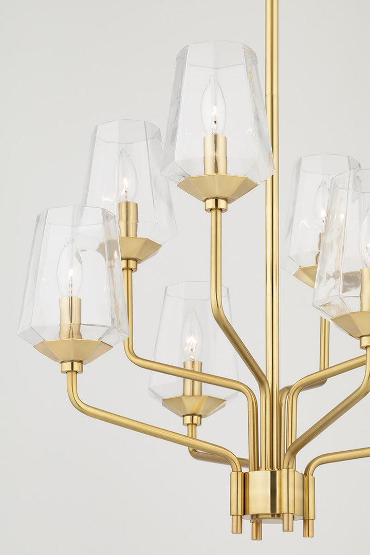 Kayla Chandelier - Polished Nickel