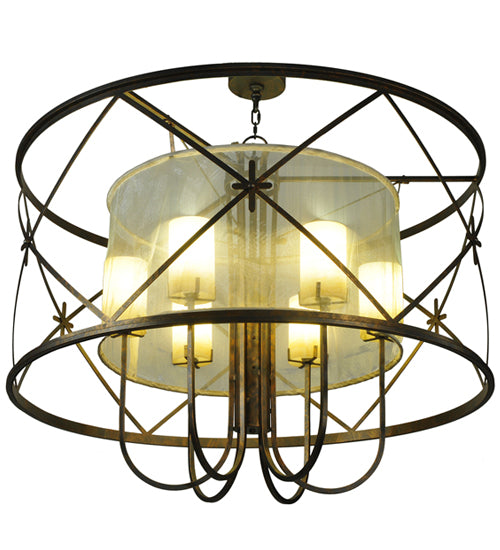 48" Wide Penelope 6 Light Pendant