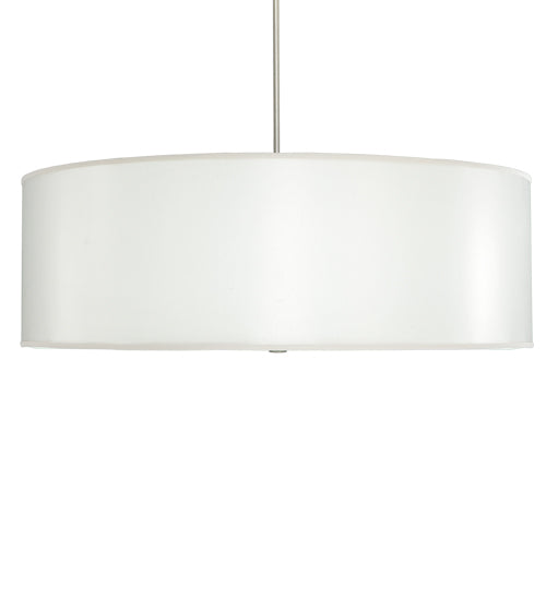 42" Wide Cilindro White Trilam Textrene Pendant