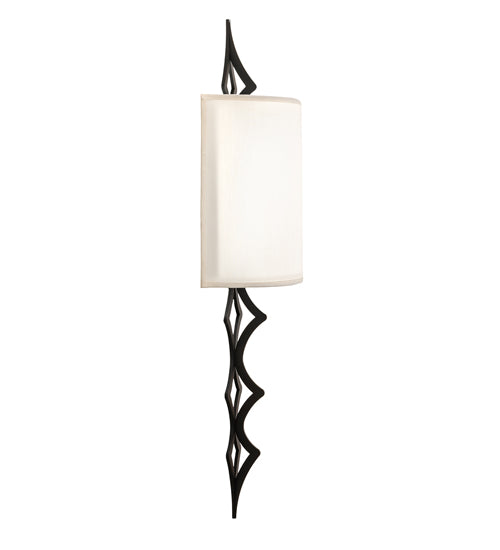 12" Wide Cilindro Diamente Wall Sconce