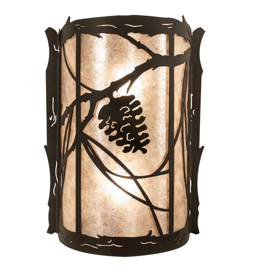 10" Wide Whispering Pines Left Sconce