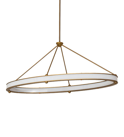 64" Long Anillo Gemini Oblong Pendant