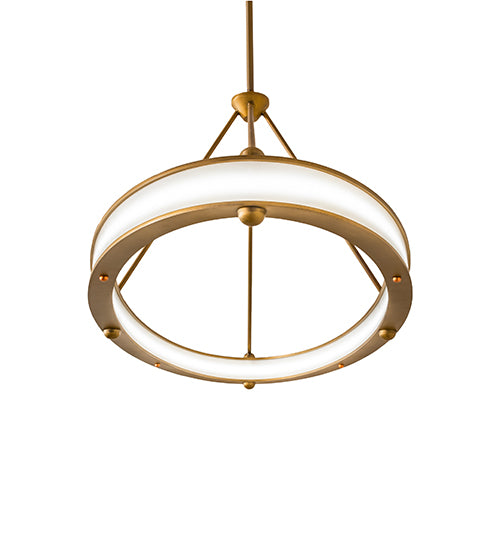 64" Long Anillo Gemini Oblong Pendant