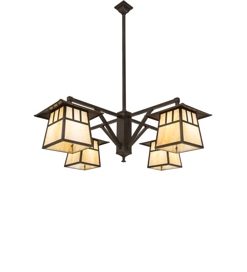 47" Wide Stillwater 4 Light Chandelier