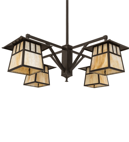 47" Wide Stillwater 4 Light Chandelier