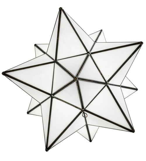 18" Wide Moravian Star Pendant