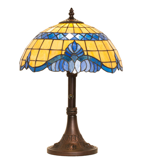 17" High Baroque Accent Lamp