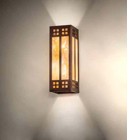 5" Wide Prairie Loft Wall Sconce