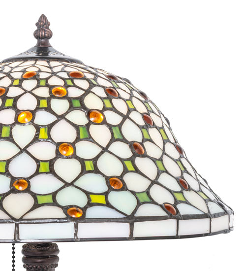 19" High Diamond & Jewel Table Lamp