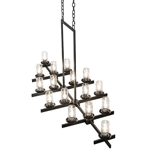 72" Long Dante 16 Light Chandelier