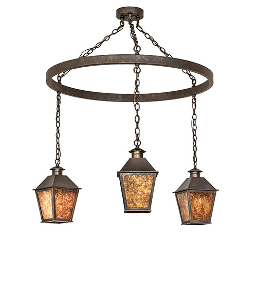 48" Wide Stafford 3 Light Chandelier