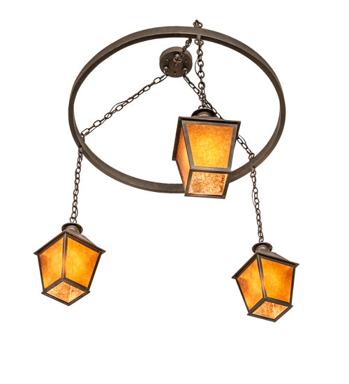 48" Wide Stafford 3 Light Chandelier