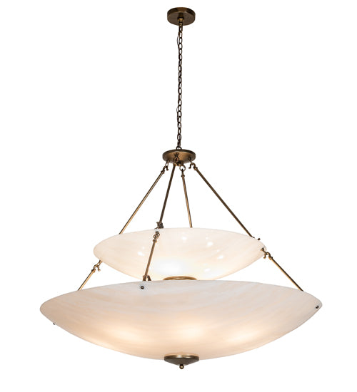 56" Wide Cypola Two Tier Inverted Pendant