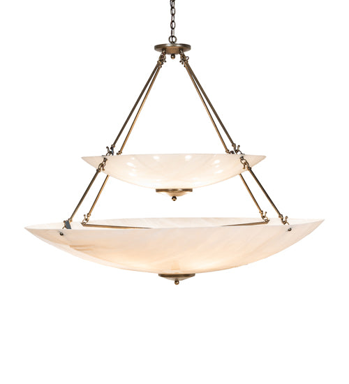 56" Wide Cypola Two Tier Inverted Pendant