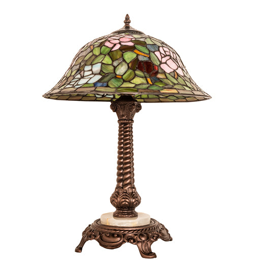 23" High Tiffany Rosebush Table Lamp