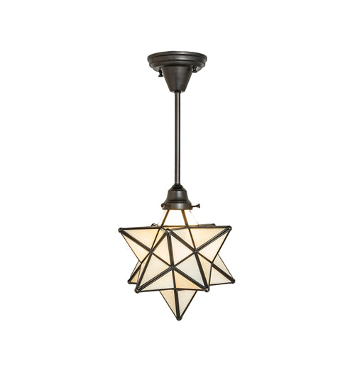 12" Wide Moravian Star Pendant