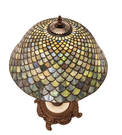 23" High Tiffany Fishscale Table Lamp