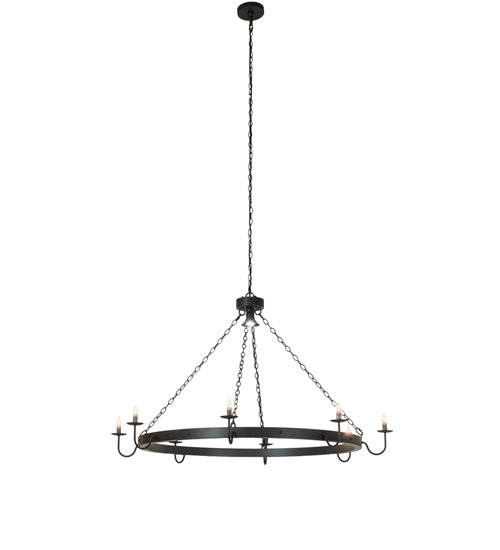 60" Wide Suffolk 8 Light Chandelier