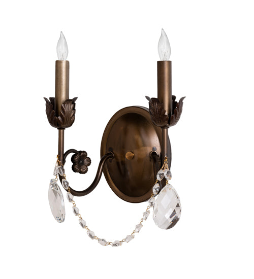 9.5" Wide Antonia 2 Light Wall Sconce