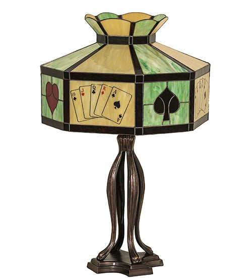 32.5" High Poker Face Table Lamp