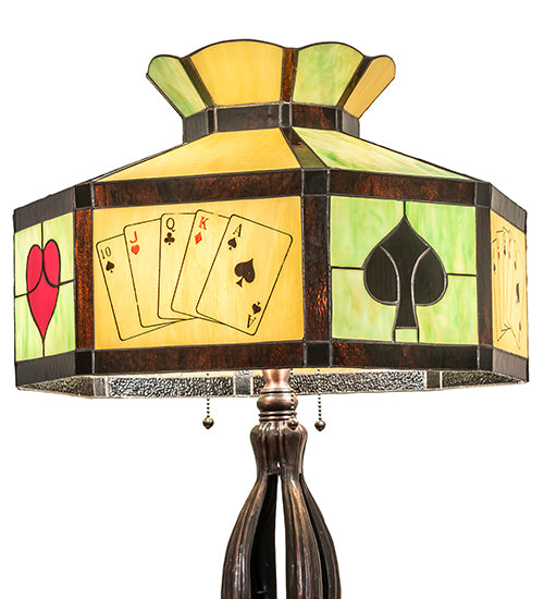 32.5" High Poker Face Table Lamp