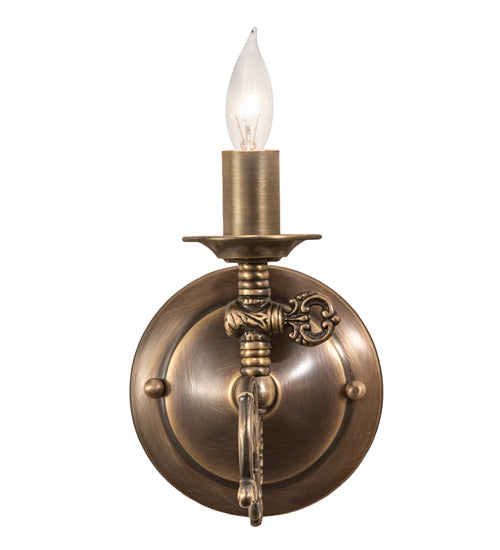 4.5" Wide Gas Reproduction Wall Sconce