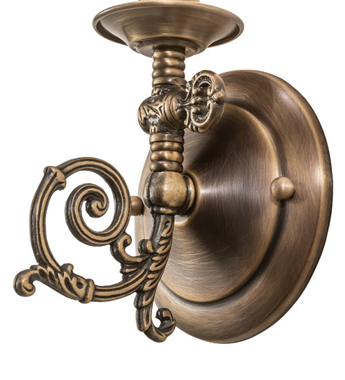 4.5" Wide Gas Reproduction Wall Sconce