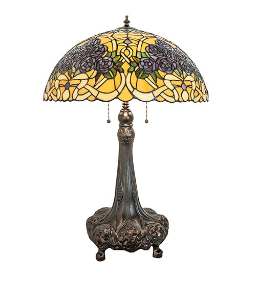 31" High Rose Bouquet Table Lamp