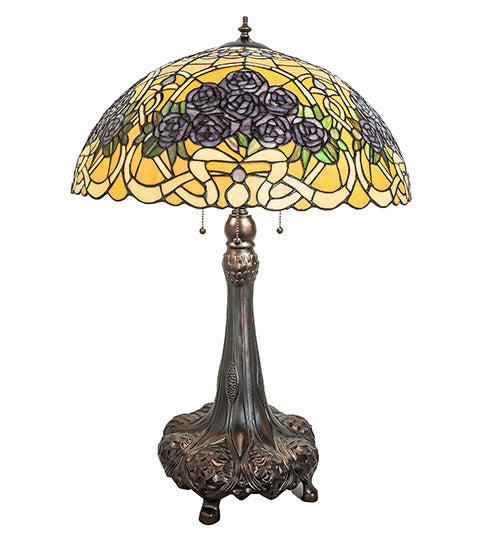 31" High Rose Bouquet Table Lamp