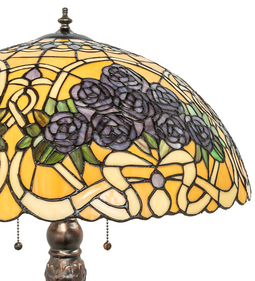 31" High Rose Bouquet Table Lamp