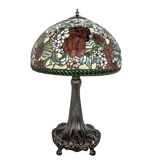 31" High Romance Rose Table Lamp