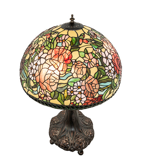 31" High Romance Rose Table Lamp