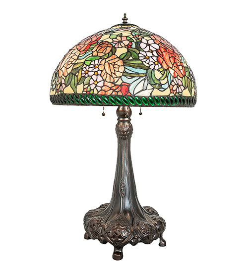 31" High Romance Rose Table Lamp