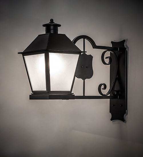 11" Wide Stafford Lantern Wall Sconce