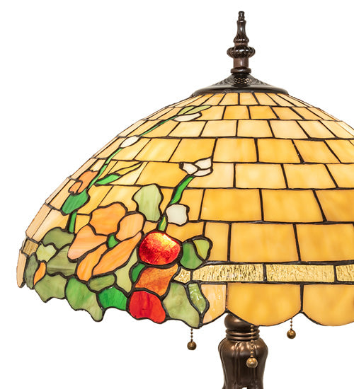 33" High Duffner & Kimberly Hollyhock Table Lamp