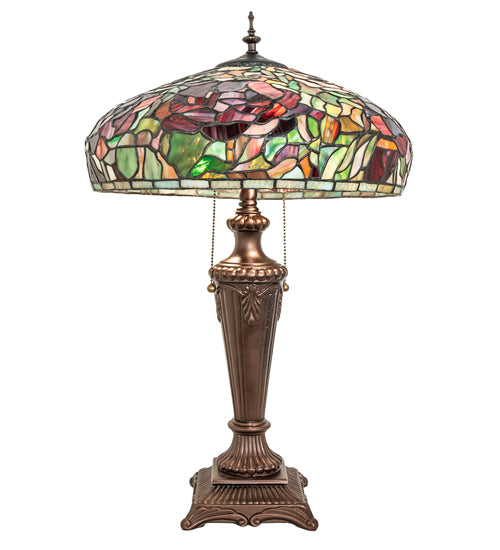 26" High Tiffany Peony Table Lamp