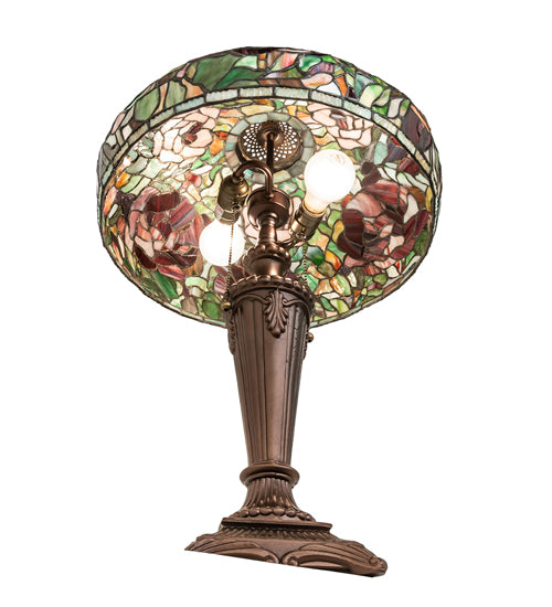 26" High Tiffany Peony Table Lamp